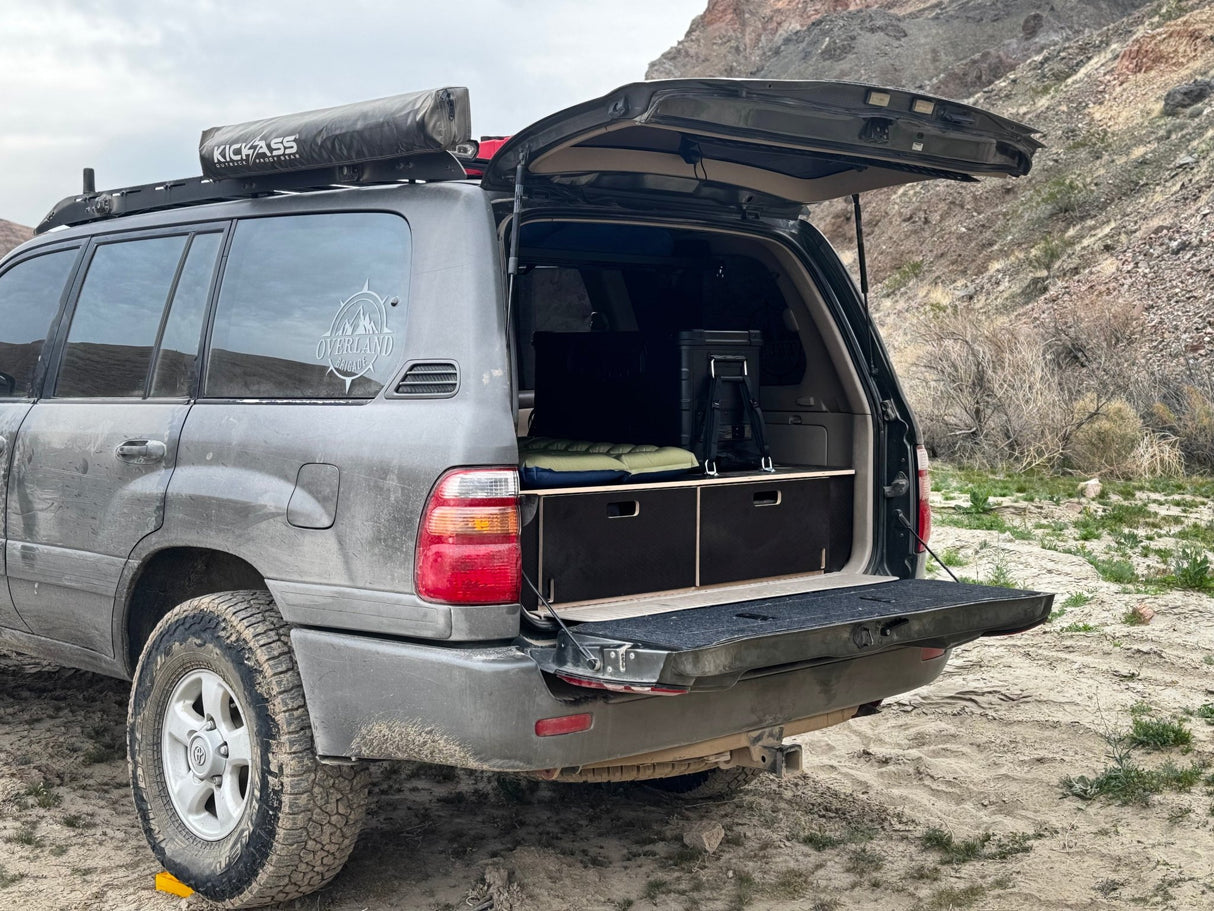 Land Cruiser 100 | Dual Drawer Storage System & Bed Platform | 1998–2007 Toyota - Xtrusion Overland