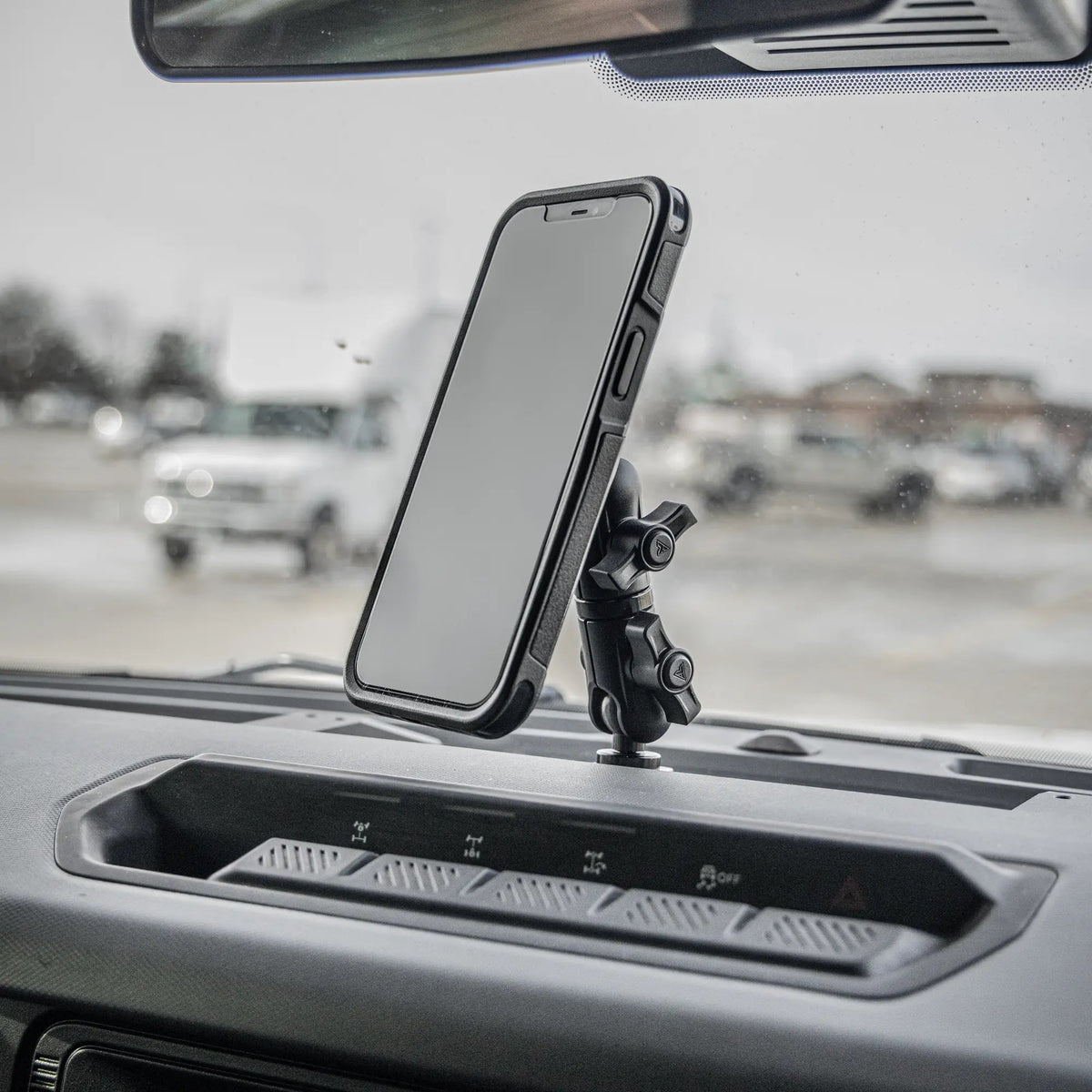 LINK™ MagSafe Phone Mount | Accessory Ready Dash and Grab Handle Compatible | 2021+ Ford Bronco | 3.5" Arm - Xtrusion Overland