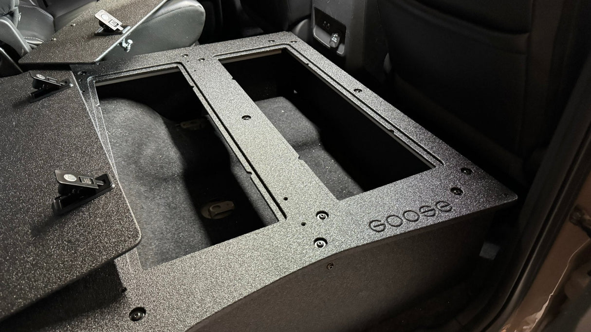 Nissan - Frontier - Crew Cab - 2021 - Present - 3rd Gen - Explore Series - Second Row Seat Delete Plate System - Xtrusion Overland