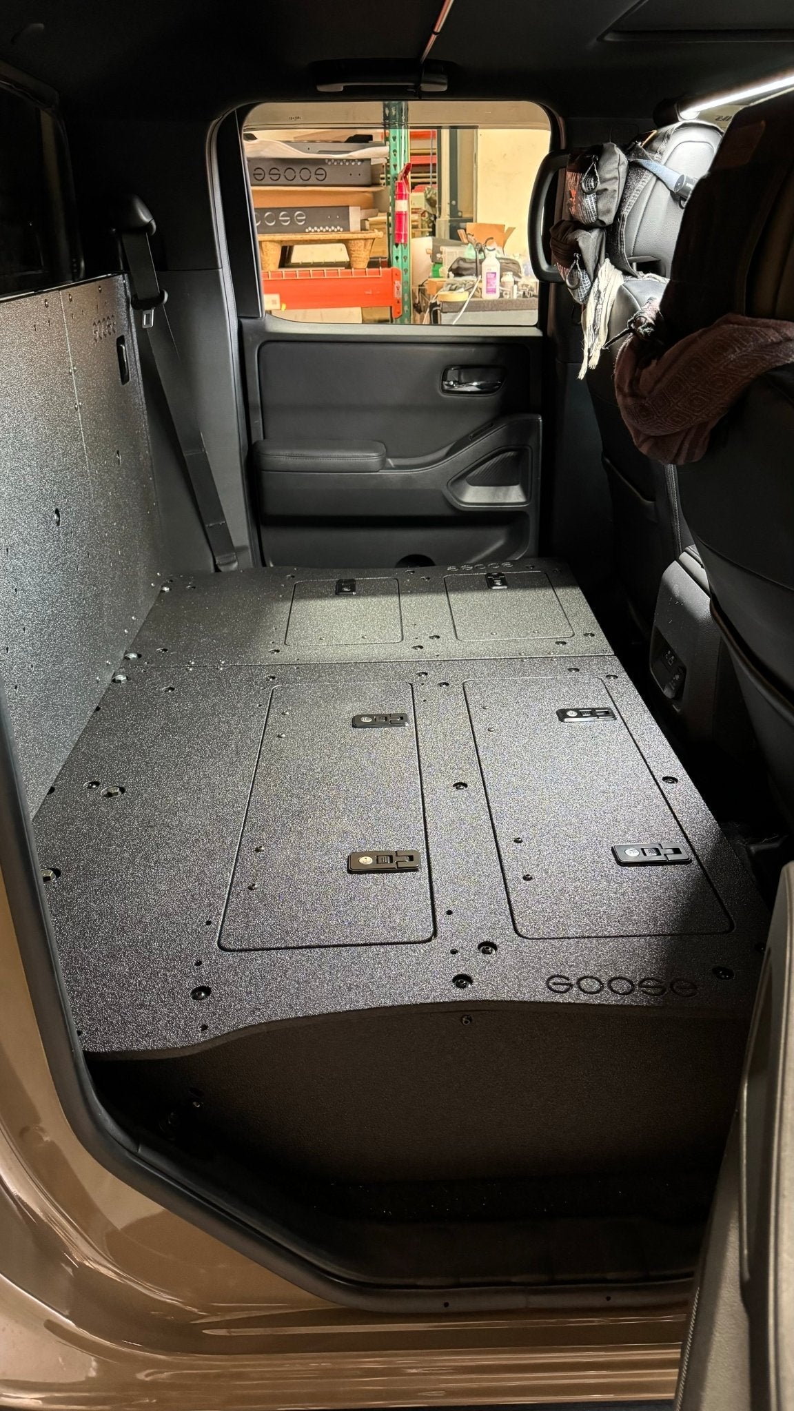 Nissan - Frontier - Crew Cab - 2021 - Present - 3rd Gen - Explore Series - Second Row Seat Delete Plate System - Xtrusion Overland