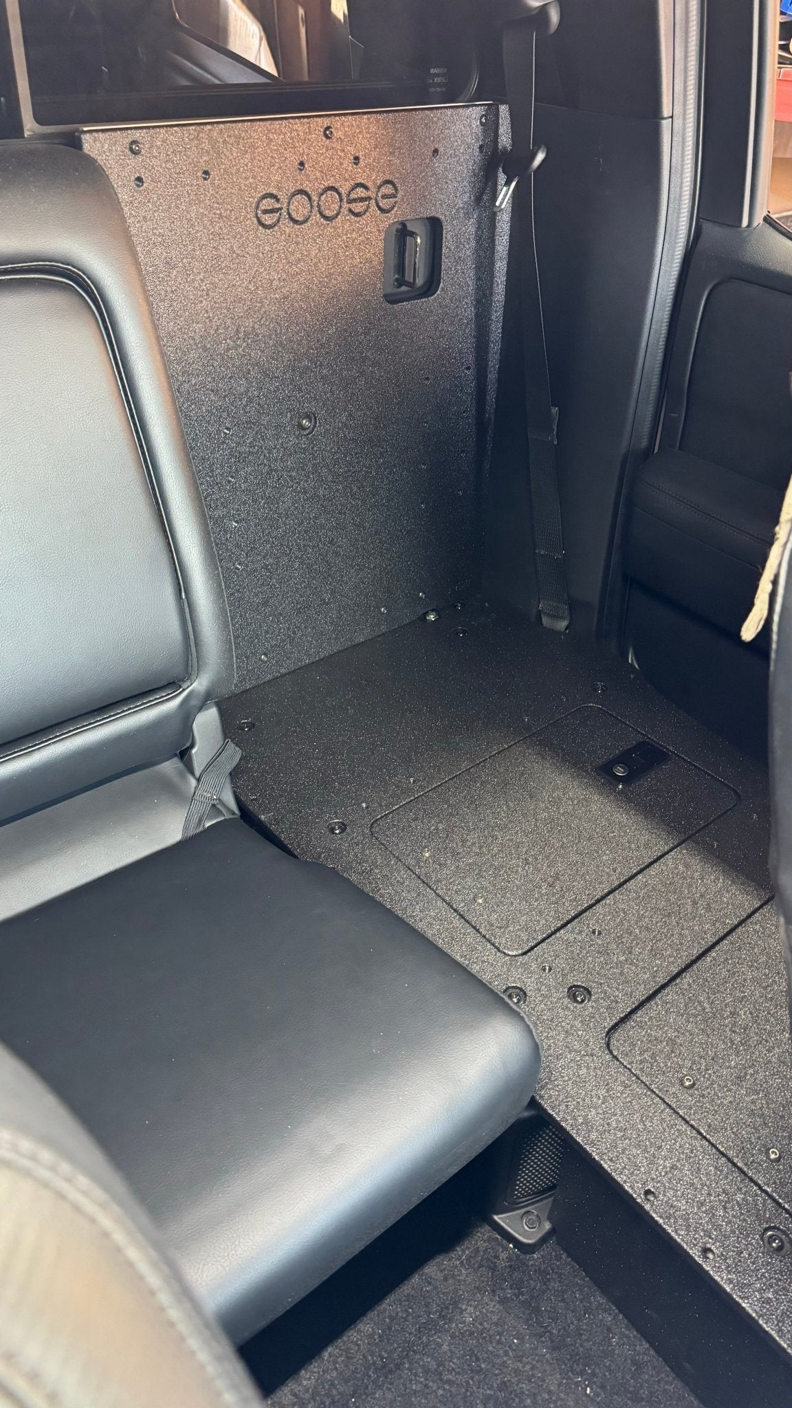 Nissan - Frontier - Crew Cab - 2021 - Present - 3rd Gen - Explore Series - Second Row Seat Delete Plate System - Xtrusion Overland