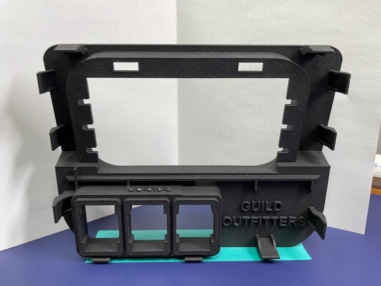 No Cut Base Switch Panel for 3 Short Switches (Tacoma Access Cab) - Xtrusion Overland