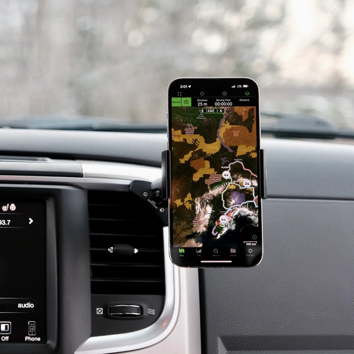 OFFROAM Ram 1500/2500/3500 (2013-2018) | Ram Classic (2019-2024) Phone Mount - Xtrusion Overland
