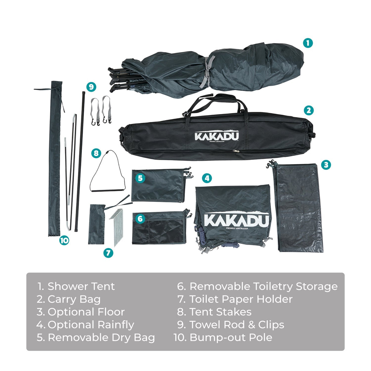 Outback Shower Tent - Xtrusion Overland