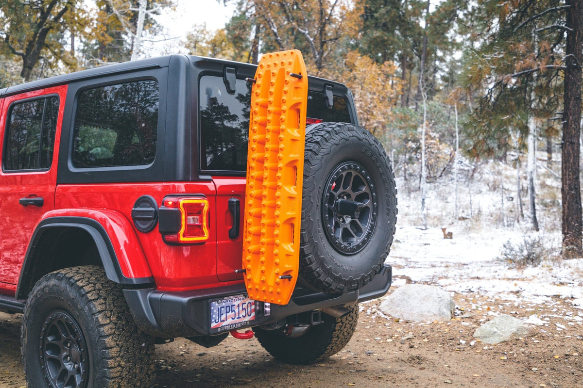 Overland Kitted Spare Tire MAXTRAX Mounting System - Xtrusion Overland