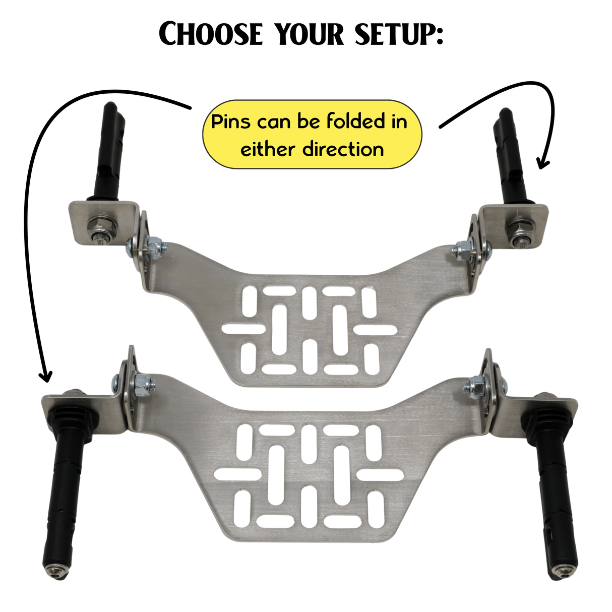 Overland Kitted Stealth Folding MAXTRAX® Roof Rack Mount - Xtrusion Overland