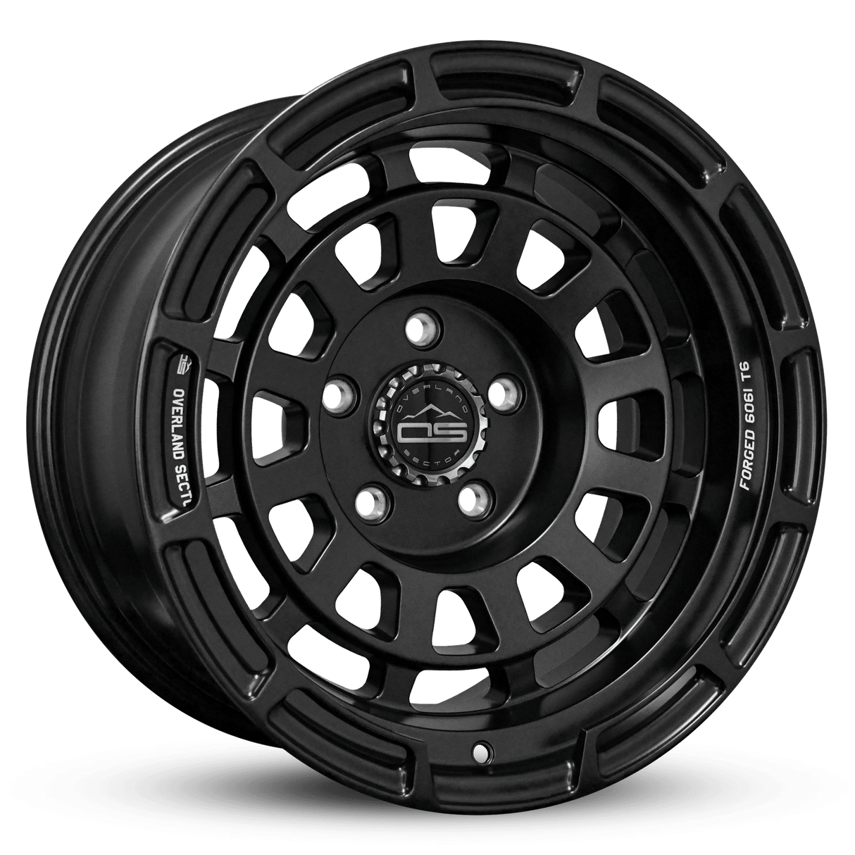Overland Sector Badlander Forged 17x9 -18 5x127mm 71.5mm All Satin Black - Xtrusion Overland