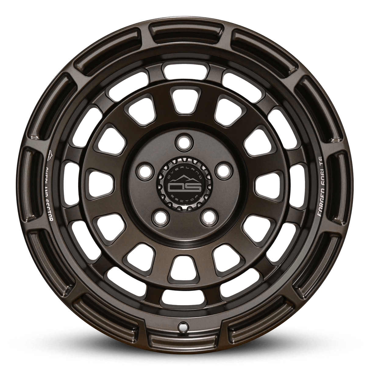 Overland Sector Badlander Forged 17x9 -18 5x127mm 71.5mm All Satin Mocha Bronze - Xtrusion Overland