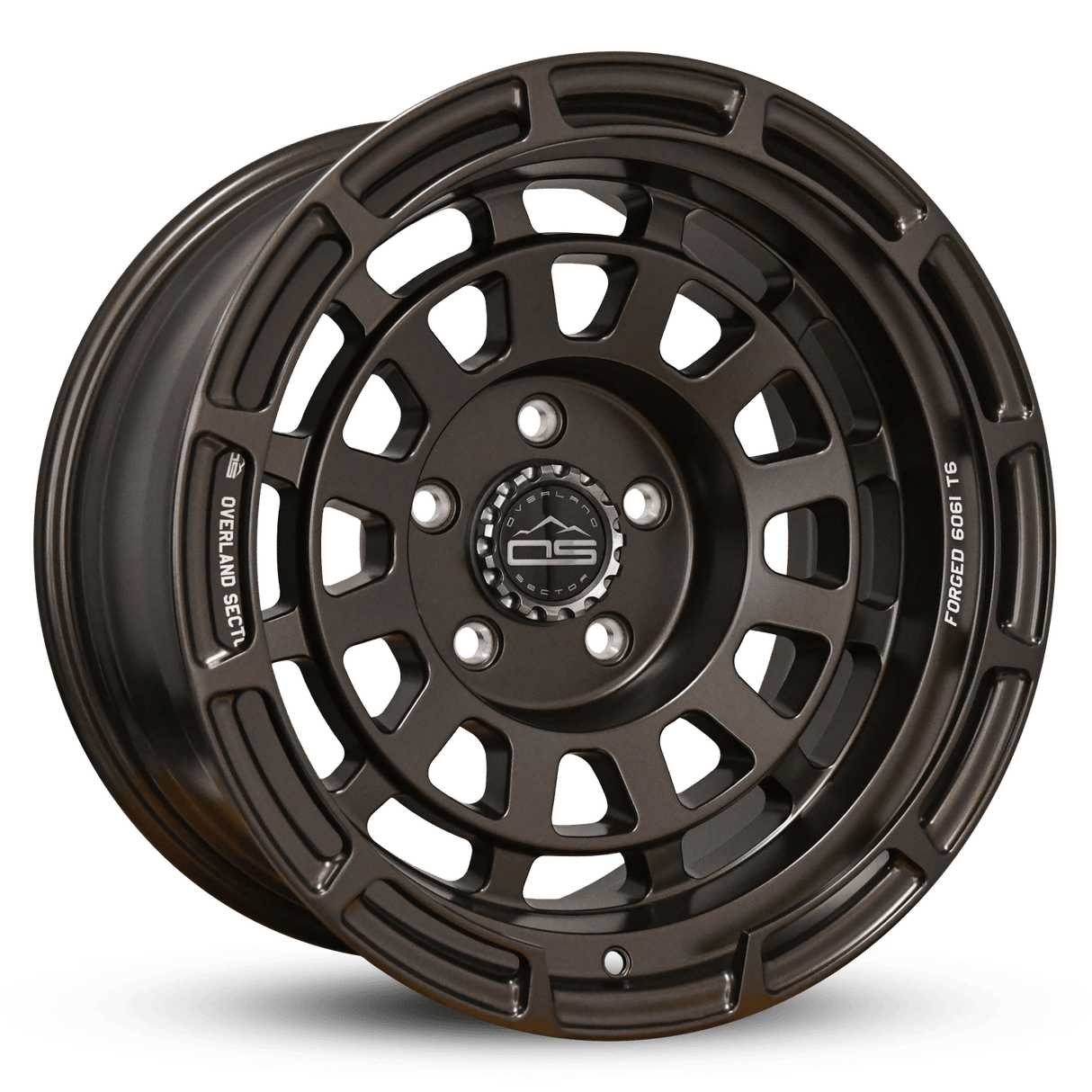 Overland Sector Badlander Forged 17x9 -18 5x127mm 71.5mm All Satin Mocha Bronze - Xtrusion Overland
