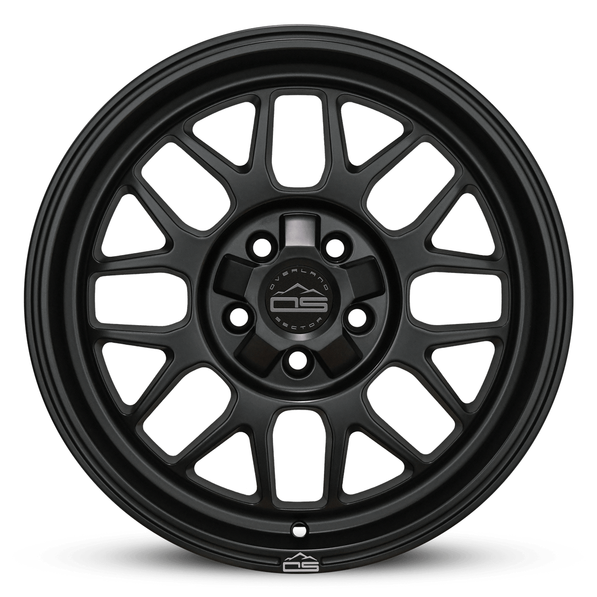 Overland Sector Hyperdrive Flow Formed 17x8.5 +25 5x108/5x114.3 73.1mm All Satin Black - Xtrusion Overland
