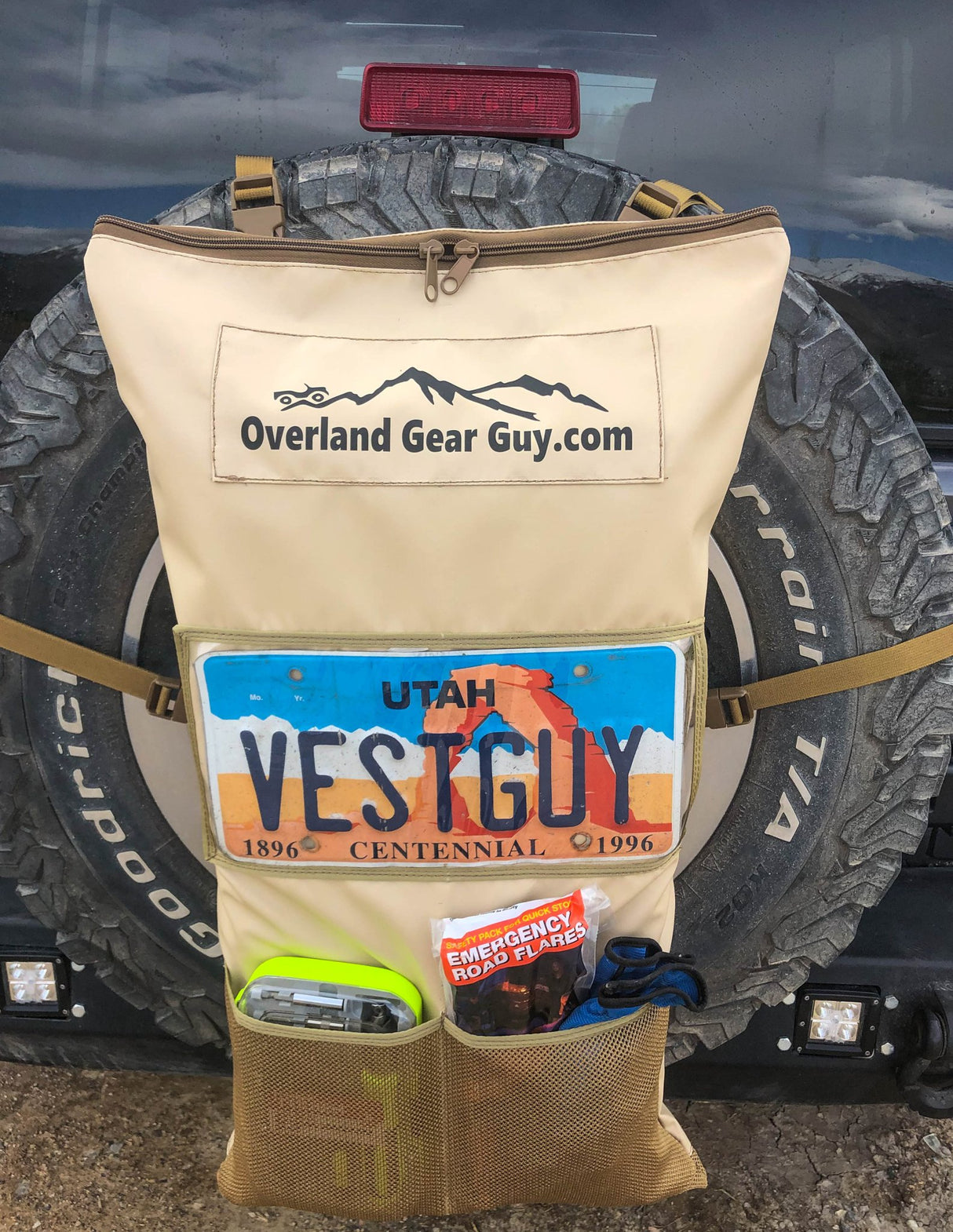 Pack It Out Bag II - With Lic Plate Holder - Xtrusion Overland
