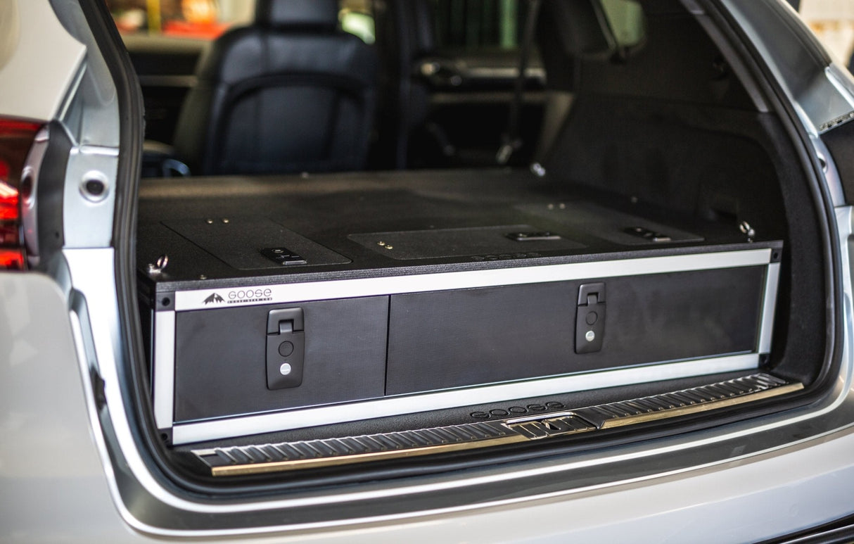 Porsche Cayenne & Volkswagen Touareg 2011 - 2017 2nd Gen. - Side X Side Drawer Module with Fitted Top Plate - Xtrusion Overland