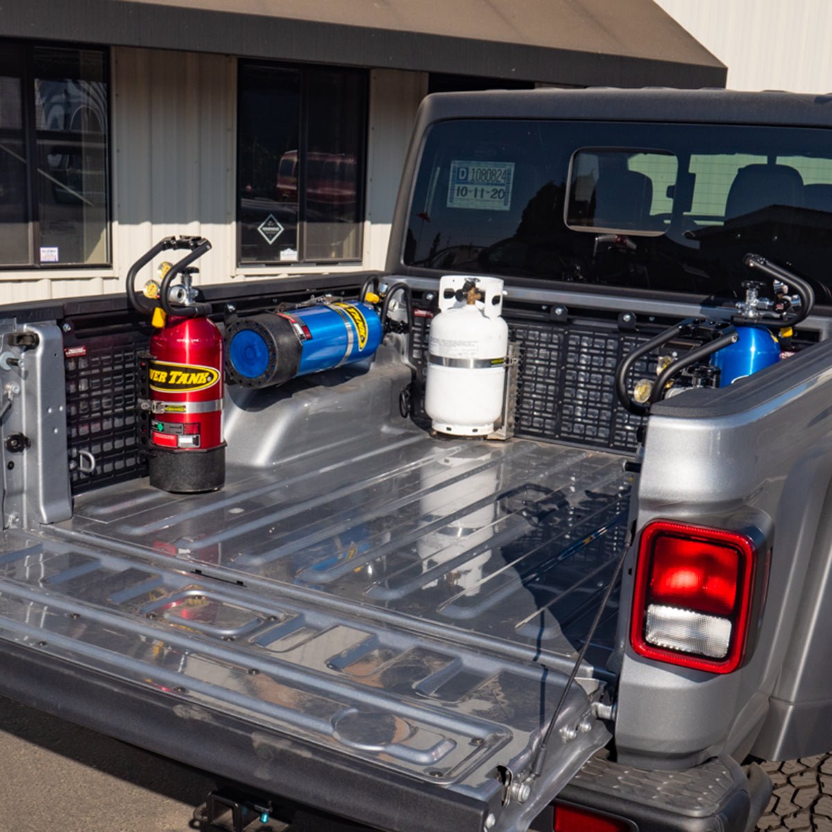 Power Plate - MOLLE Panel or Bedside Rack Mount for Power Tanks and Propane Tanks - Xtrusion Overland