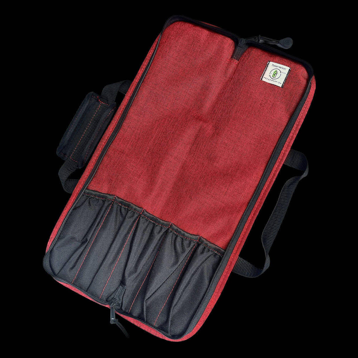 Preservation Heather Red Knife Roll - 5 Pocket - Xtrusion Overland