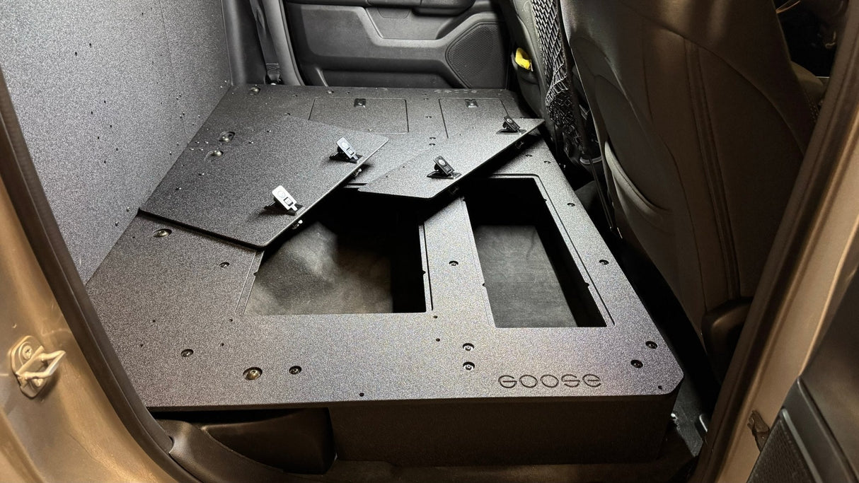 RAM - 1500 - 2019 - Present - 5th Gen. - Crew Cab - Explore Series - Second Row Seat Delete Plate System - Xtrusion Overland