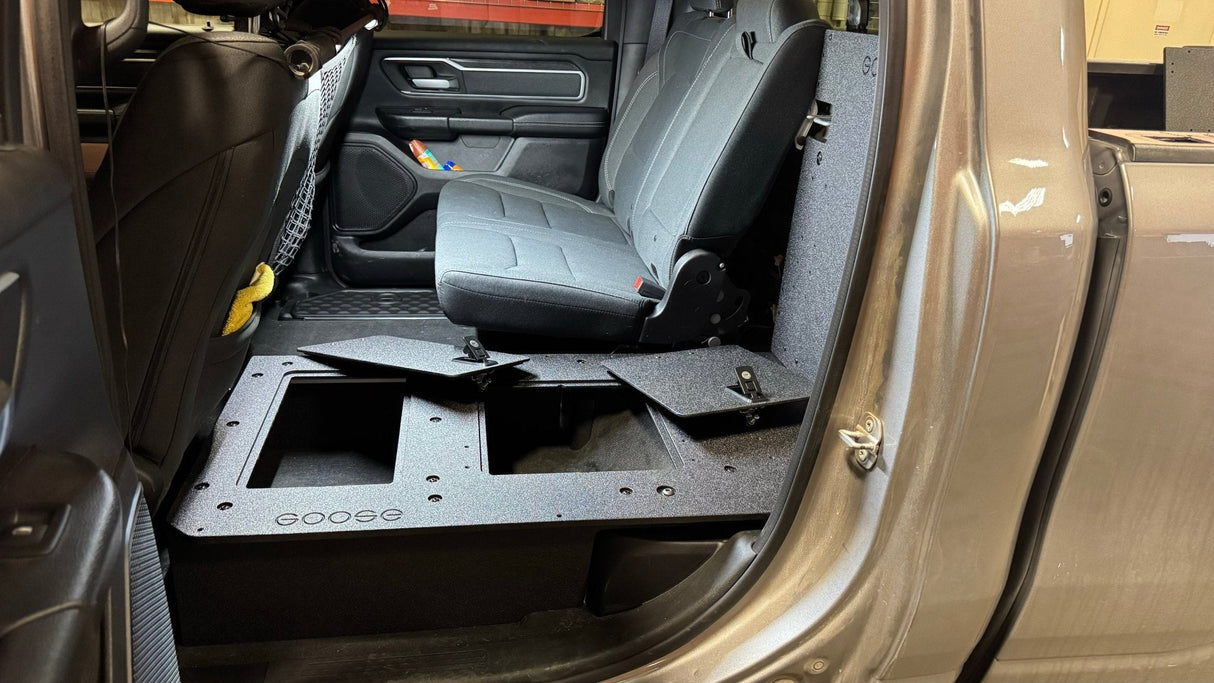 RAM - 1500 - 2019 - Present - 5th Gen. - Crew Cab - Explore Series - Second Row Seat Delete Plate System - Xtrusion Overland
