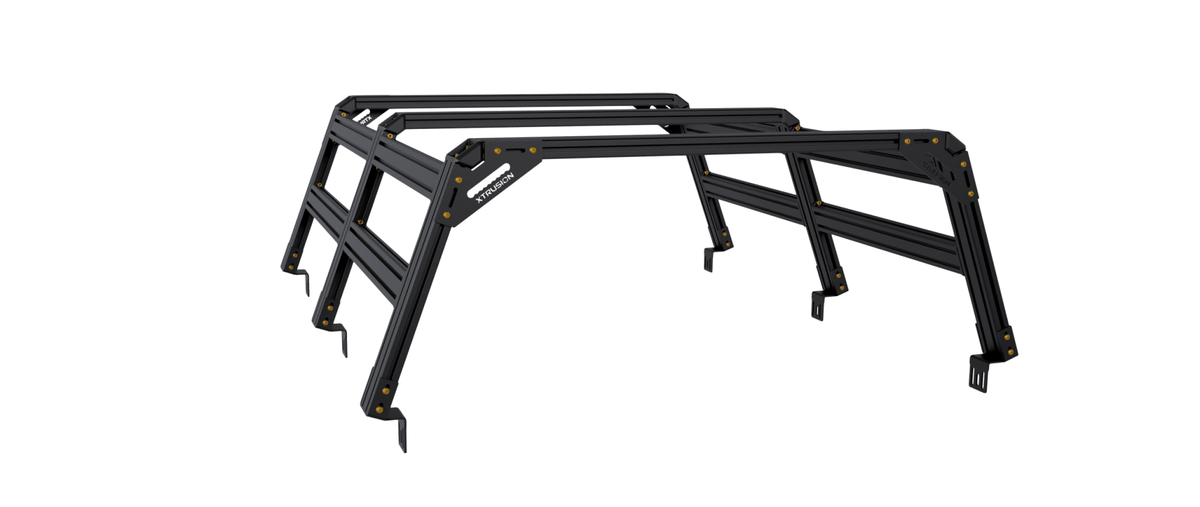 Ram 1500 Pre-configured Bed Rack (Straight Bed) | XTR3 Popular Builds + MOLLE Packages - Xtrusion Overland