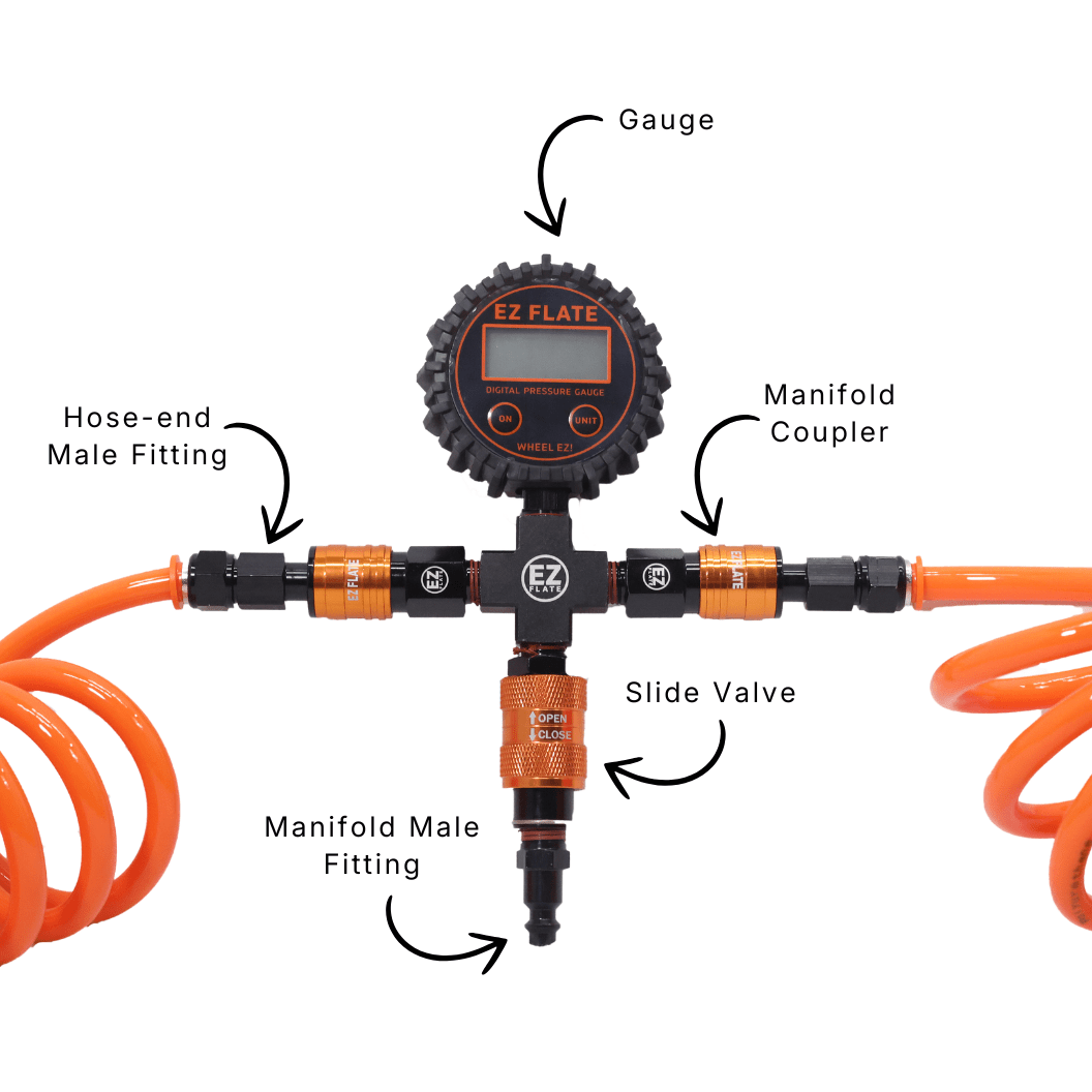 Recoil 4-Way Hose Kit with Standard Manifold - Xtrusion Overland