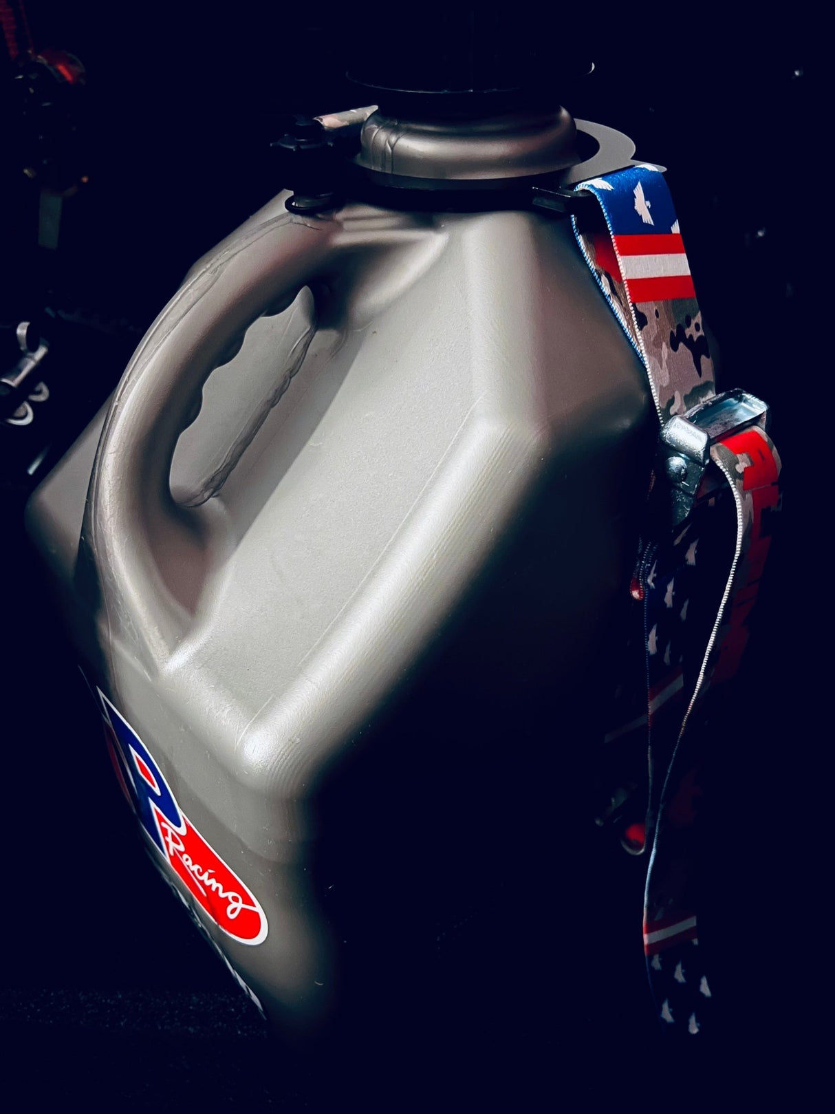 Ring Fuel Jug Strap- Stars and Camo - Xtrusion Overland