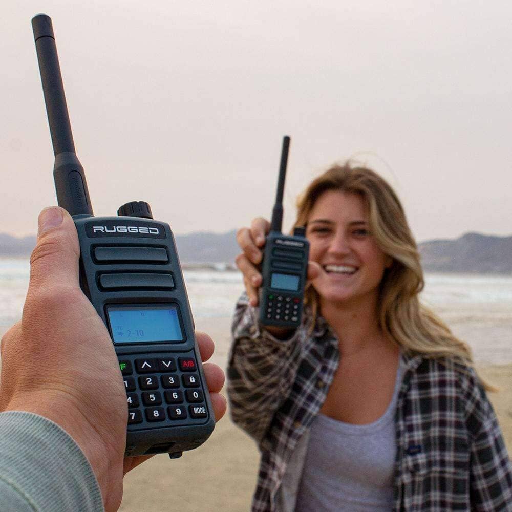 Rugged Radios Rugged GMR2 GMRS and FRS Two Way Handheld Radio - Safety Orange - Xtrusion Overland