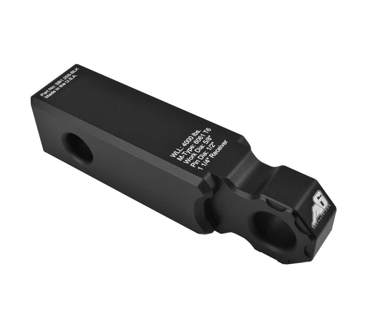 Shackle Block 1.25" Assembly - Black - Xtrusion Overland