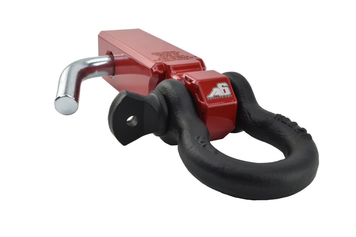 Shackle Block 1.25" Assembly - Red - Xtrusion Overland
