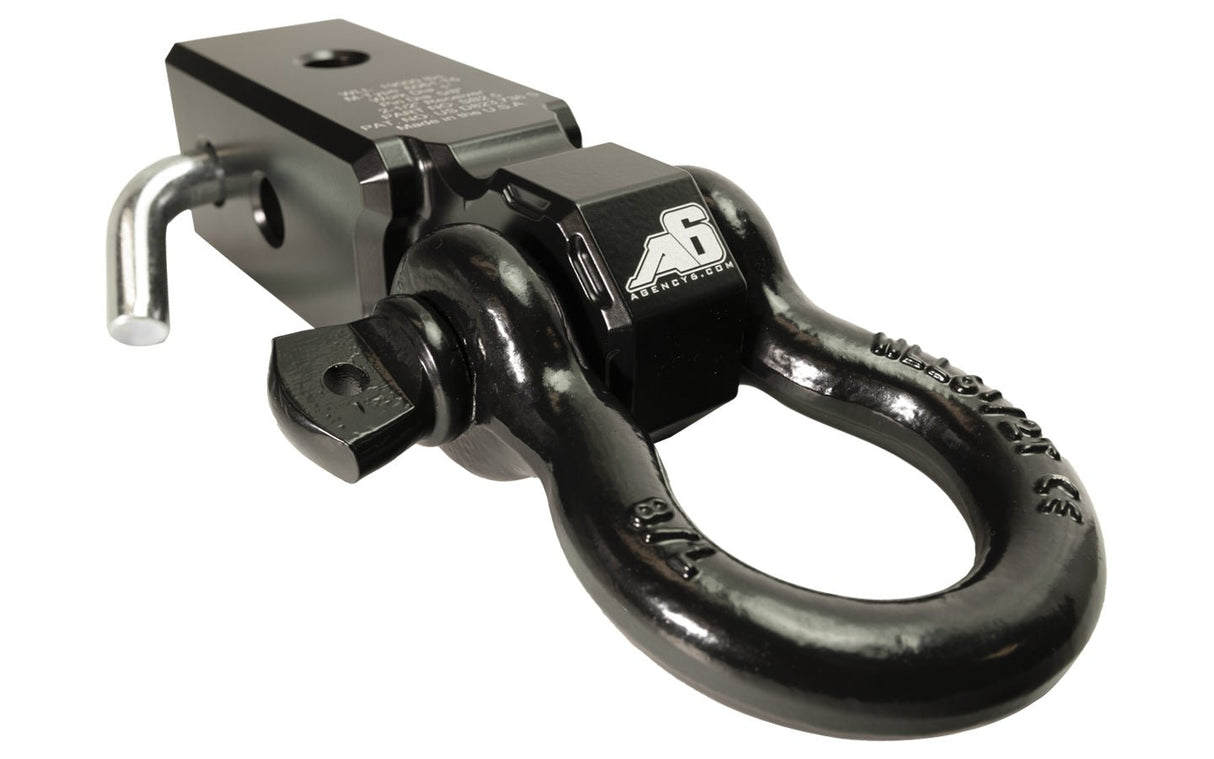 Shackle Block 2.5" Assembly - Black - Xtrusion Overland