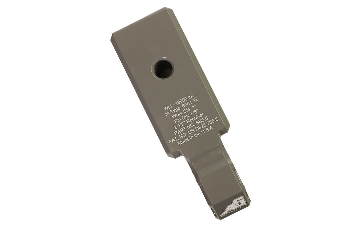 Shackle Block 2.5" Assembly - Grey - Xtrusion Overland