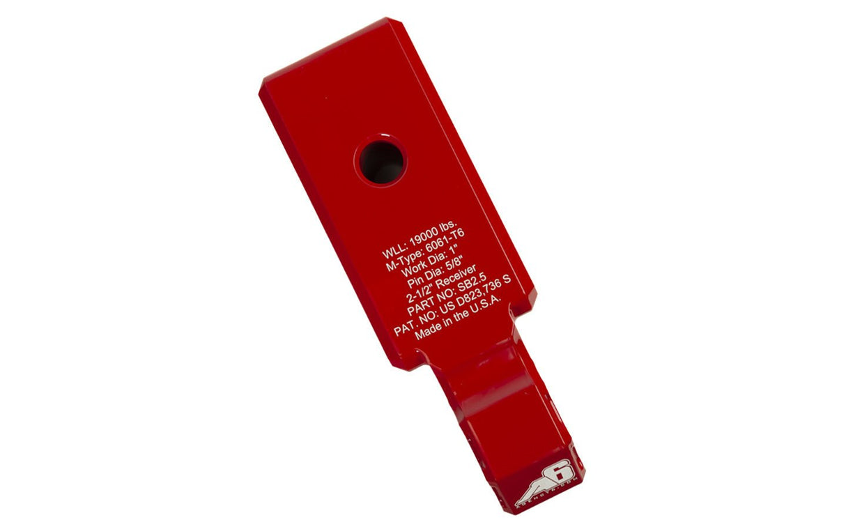 Shackle Block 2.5" Assembly - Red - Xtrusion Overland