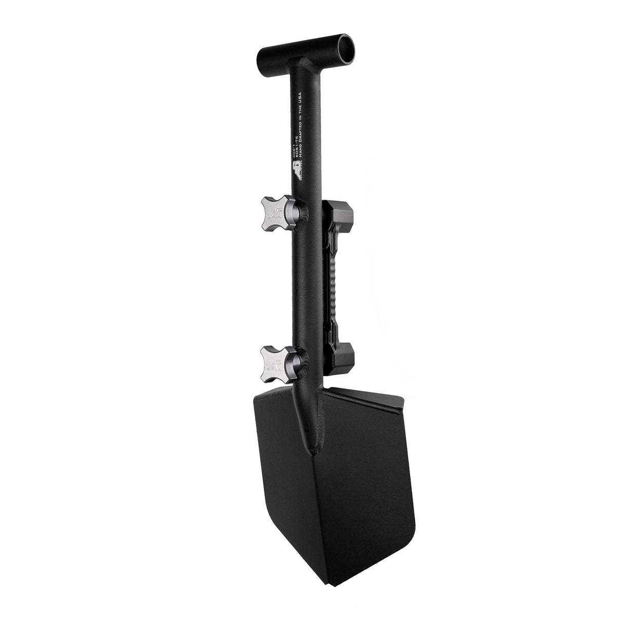 Shovel / Mount Combo - Black Mini Shovel / Black SSM with Knobs - Xtrusion Overland