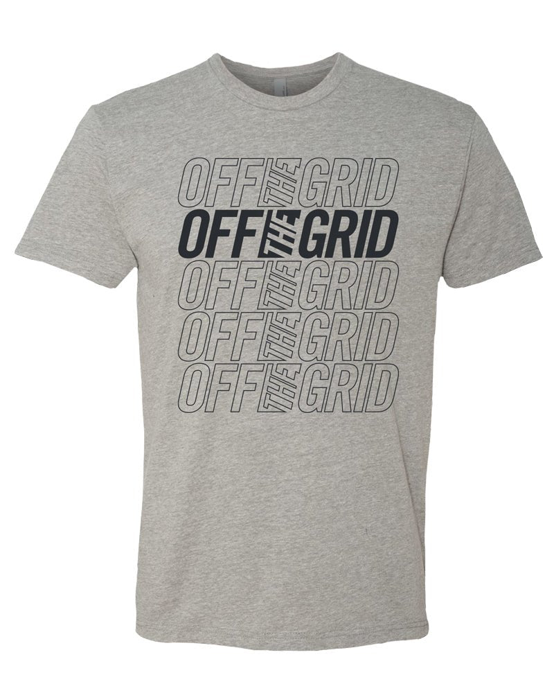 Stacked S/S Tee Shirt - Athletic Heather - Xtrusion Overland