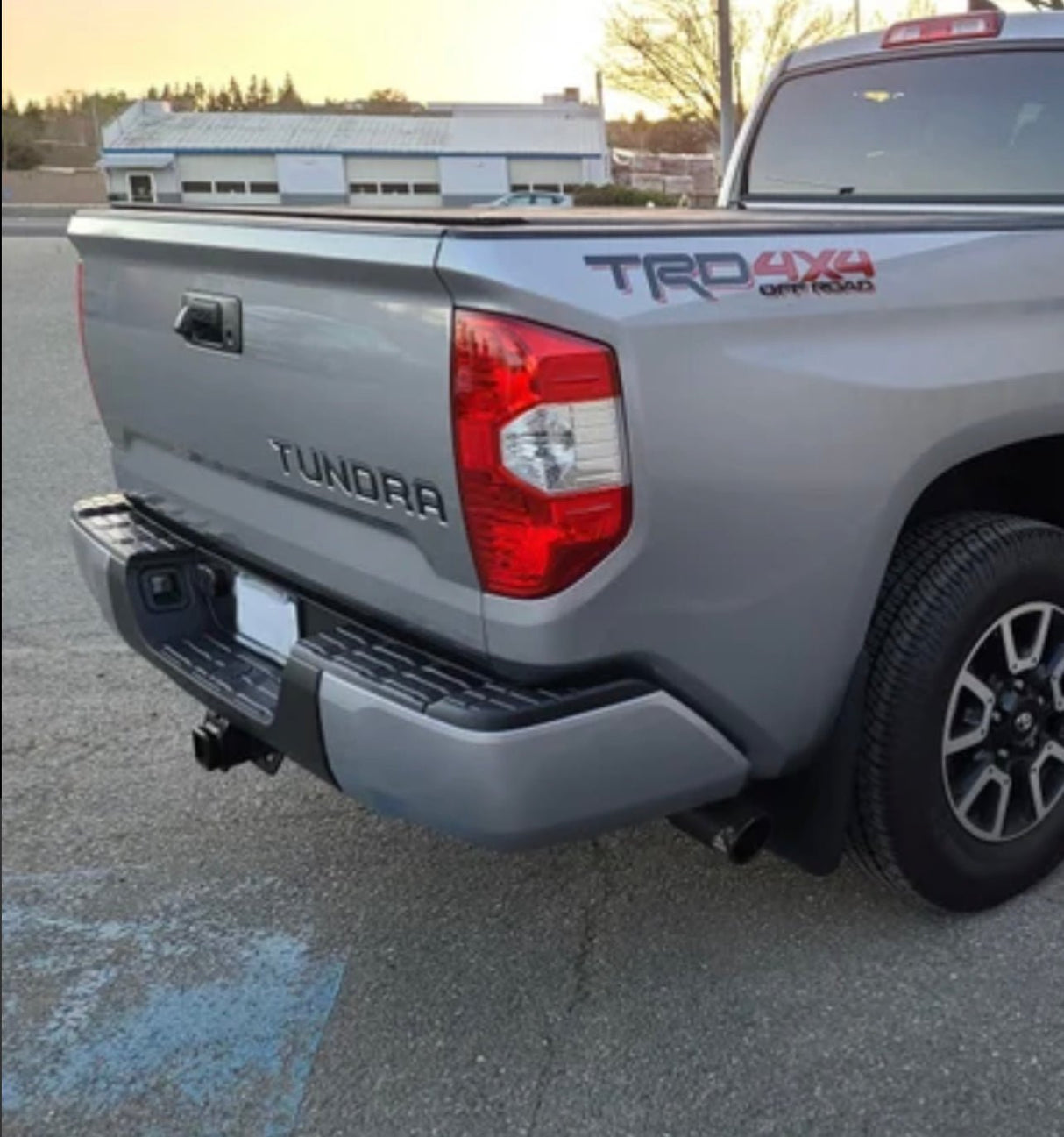 Standard 2G Tundra Rear Bumper Caps (Metal) - Xtrusion Overland