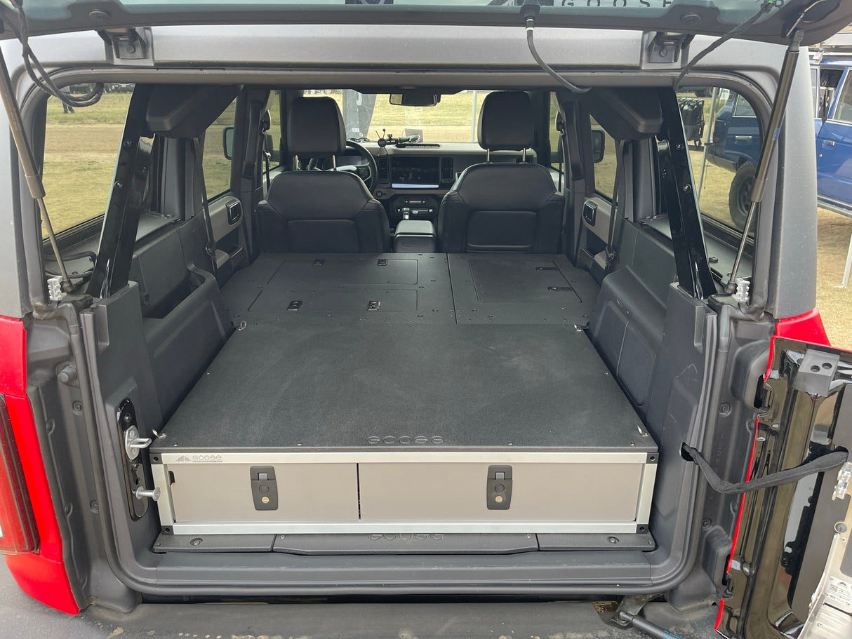 Stealth Sleep and Storage Package for Ford Bronco 2021 - Present 6th Gen. 4 Door - Xtrusion Overland