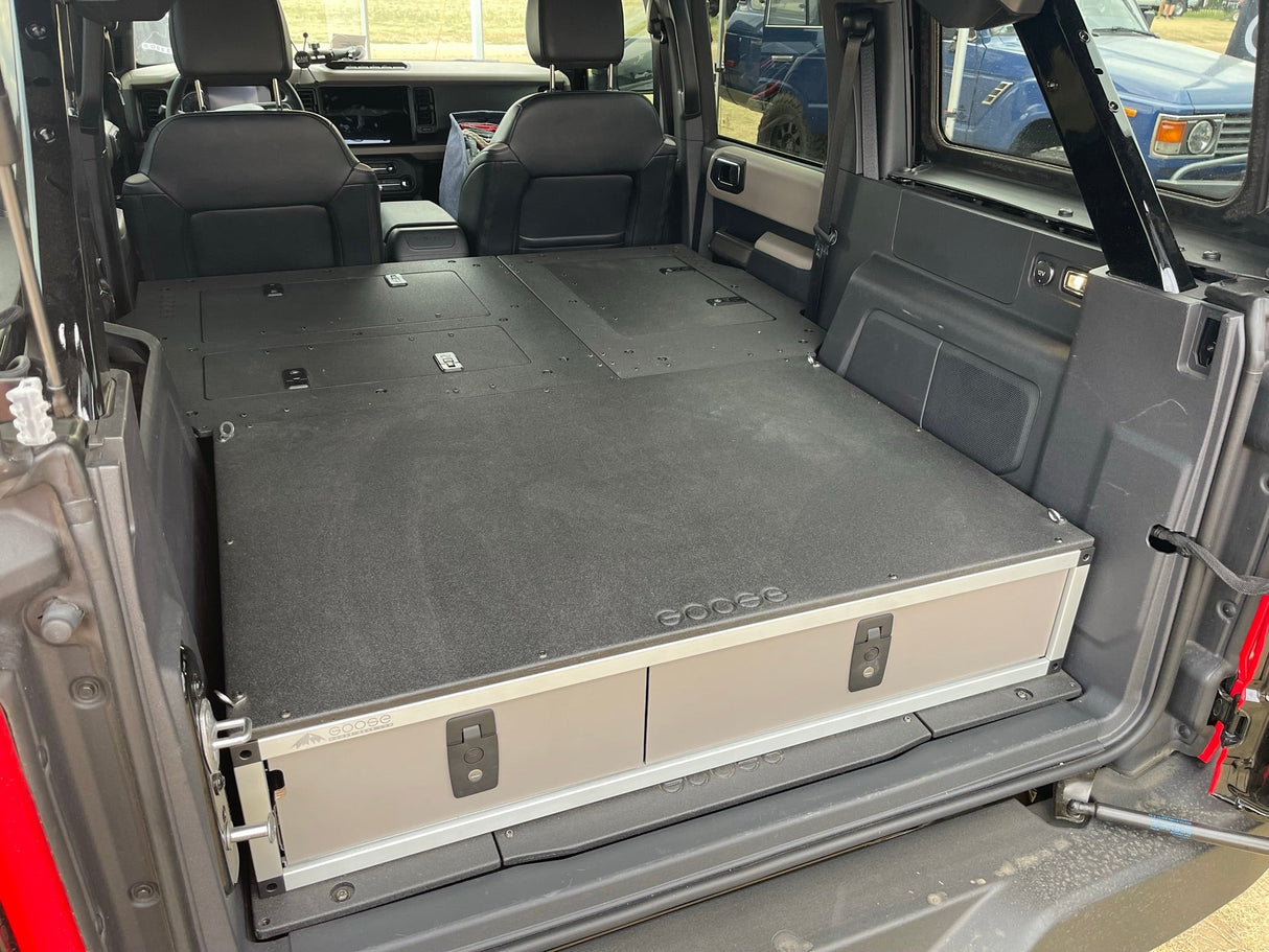 Stealth Sleep and Storage Package for Ford Bronco 2021 - Present 6th Gen. 4 Door - Xtrusion Overland