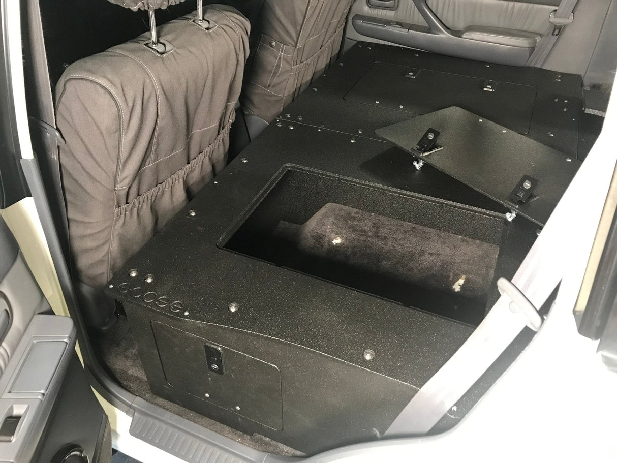 Stealth Sleep and Storage Package for Toyota Land Cruiser 1991 - 1997 80 Series - 43 - 3/8" W x 8" H x 40" D - Xtrusion Overland