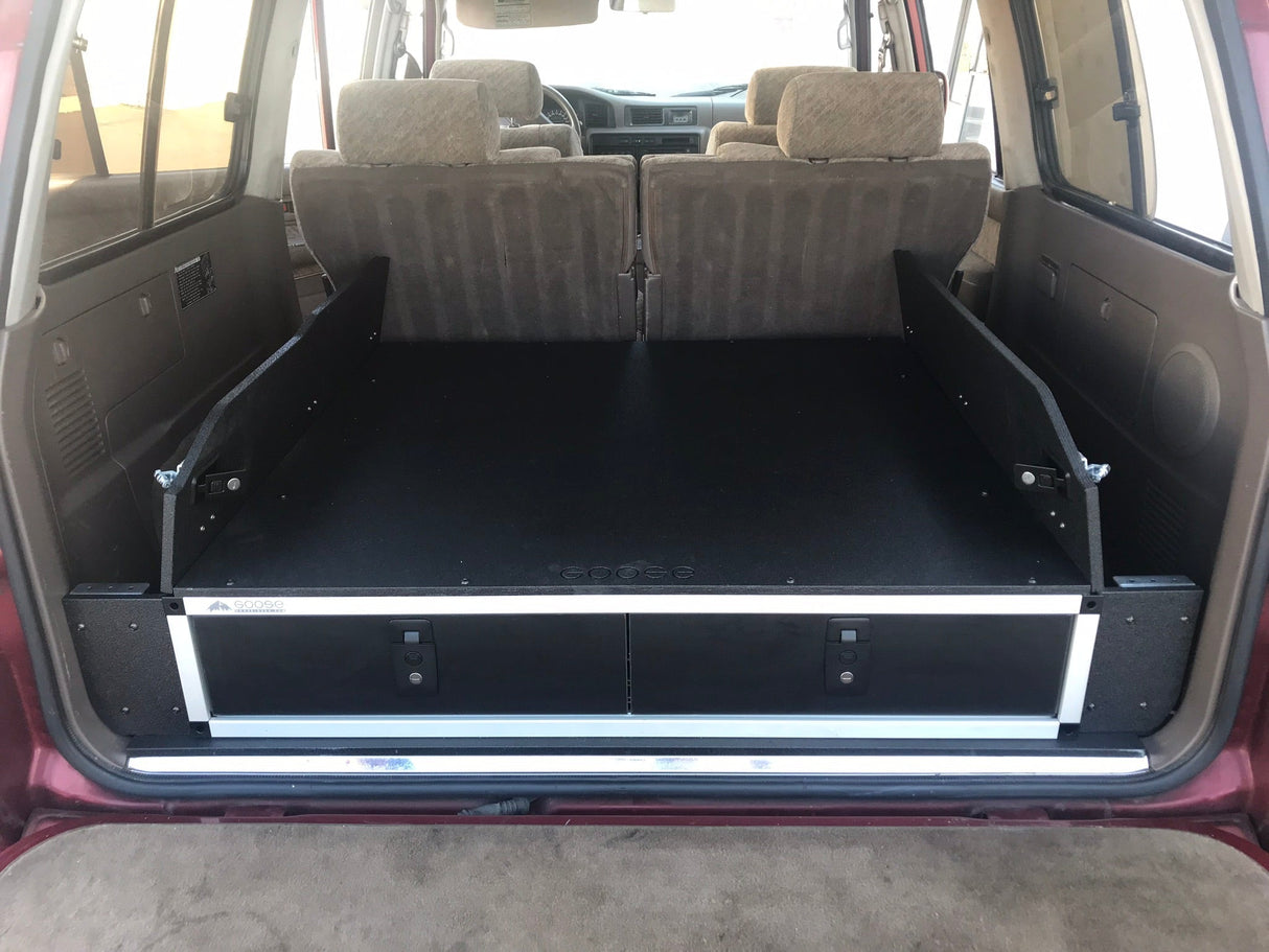 Stealth Sleep and Storage Package for Toyota Land Cruiser 1991 - 1997 80 Series - 43 - 3/8" W x 8" H x 40" D - Xtrusion Overland