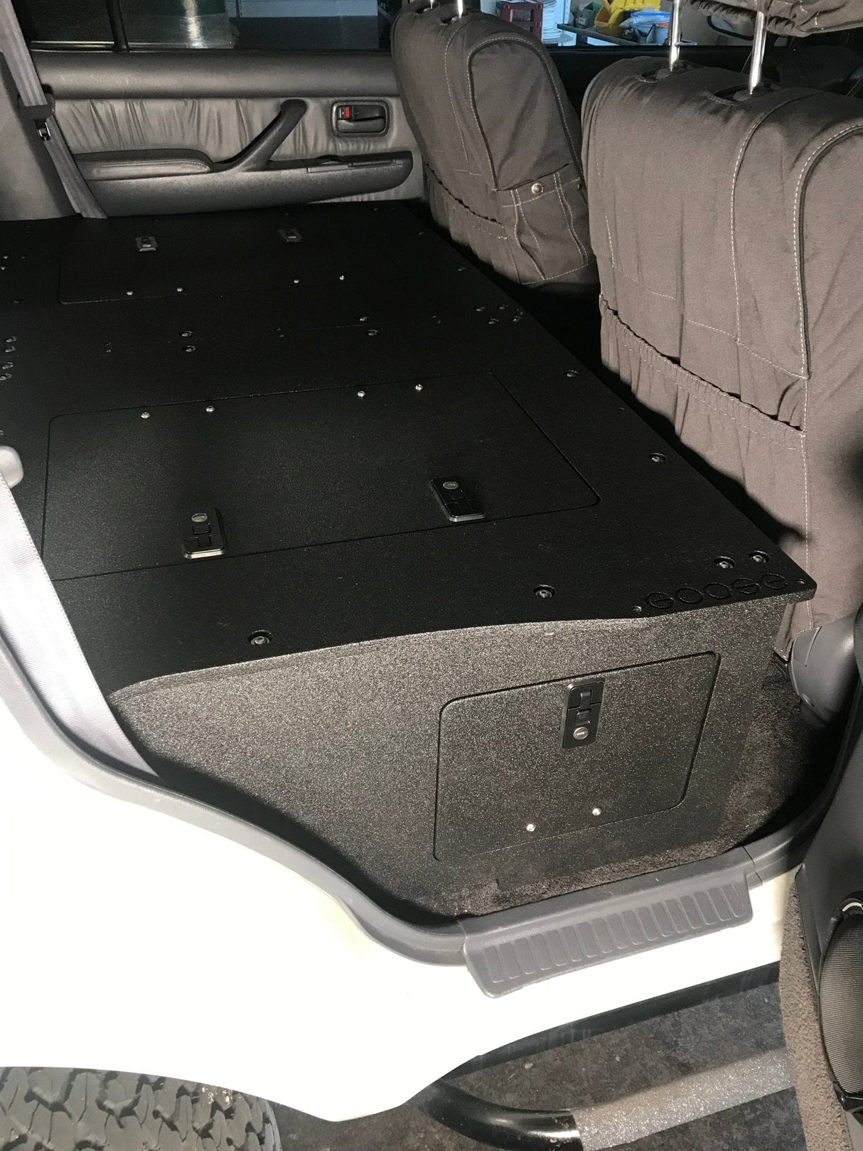Stealth Sleep and Storage Package for Toyota Land Cruiser 1991 - 1997 80 Series - 43 - 3/8" W x 8" H x 40" D - Xtrusion Overland