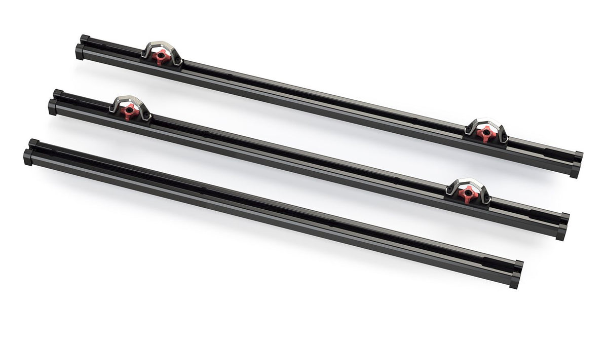 TERAFLEX Jeep Gladiator (JT): Uinta Cargo Bed Rail System w/ Tie-Down Anchors - Xtrusion Overland