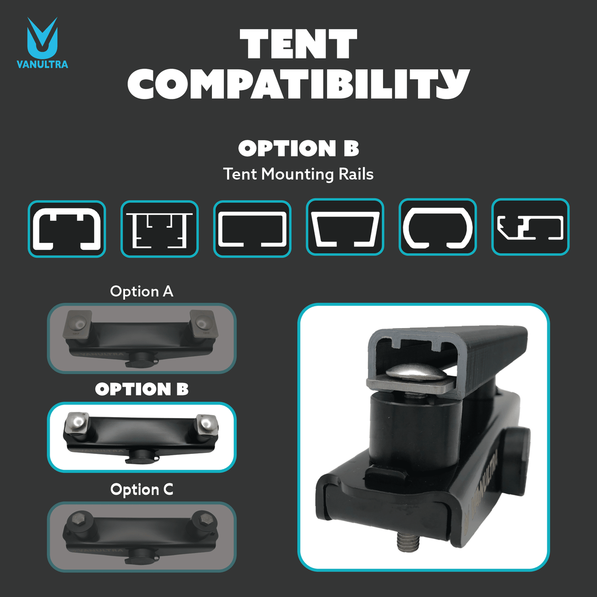 The Gatekeeper - Locking Tent Mount (Option A) - Xtrusion Overland