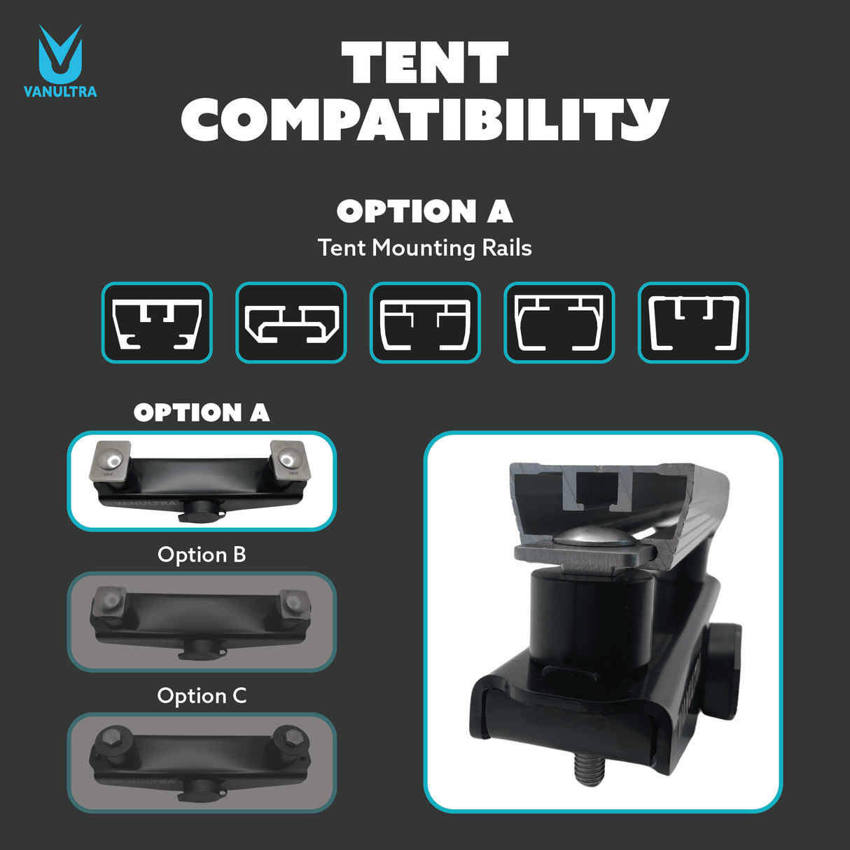 The Gatekeeper - Locking Tent Mount (Option A) - Xtrusion Overland