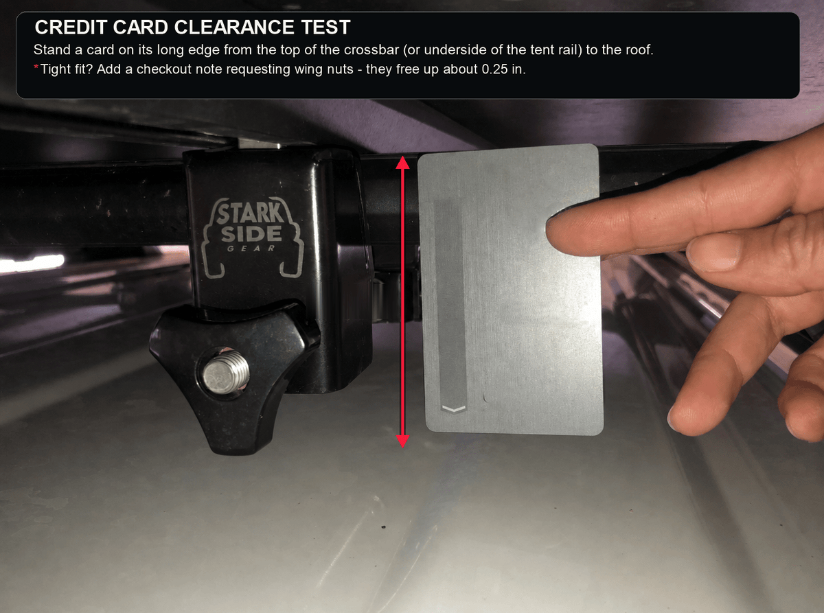 The Slipstream - Quick Release Tent Mounts (Option C) - Xtrusion Overland