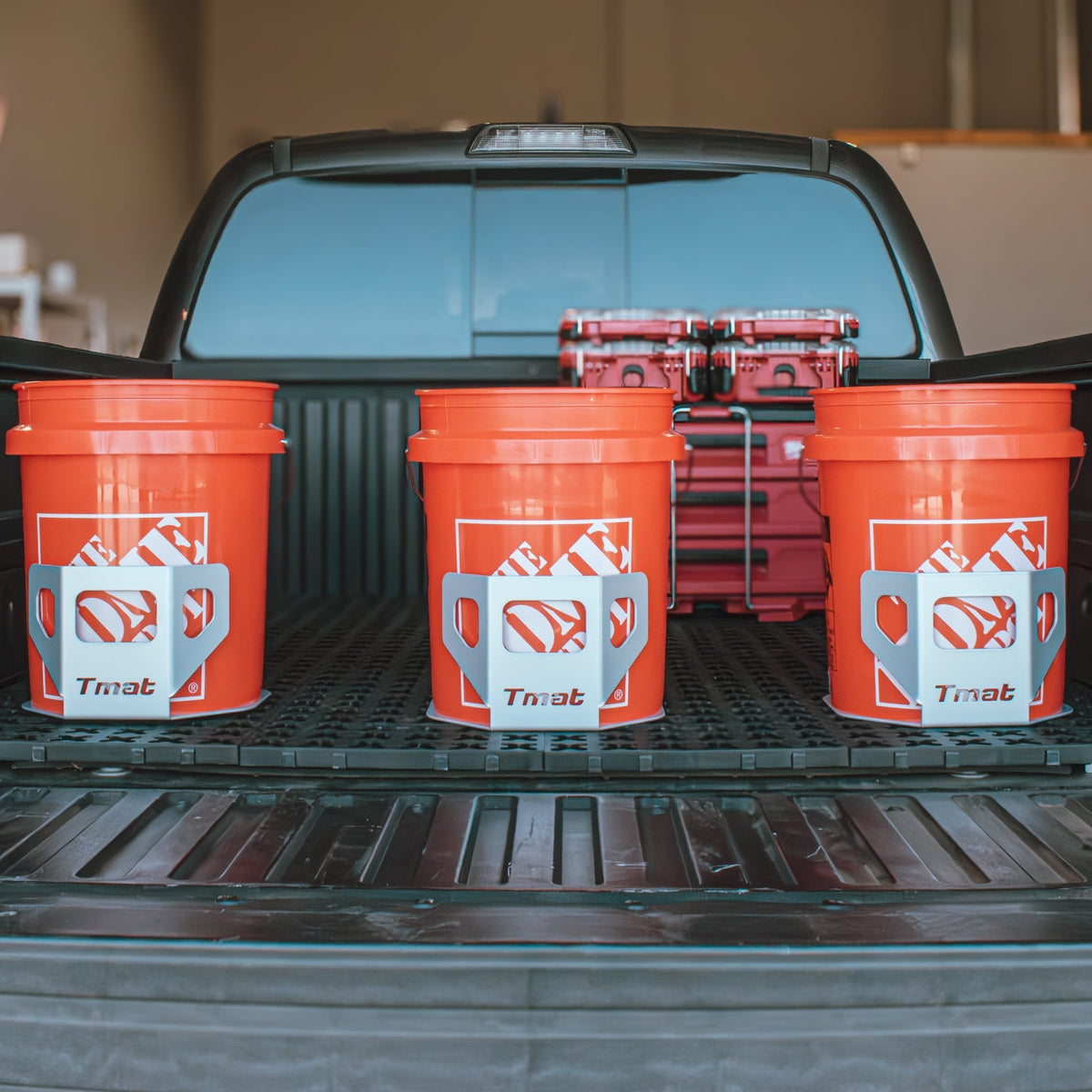 Tmat 5-Gallon Bucket Holder with Tmat Anchors - Xtrusion Overland