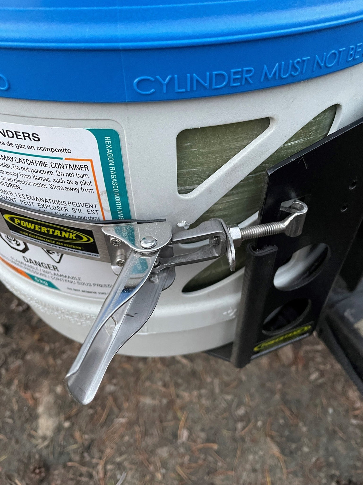 Tor LOCKER Bracket for 11 lb Squatty Propane Tank & 11 lb Viking Composite Tank - Xtrusion Overland