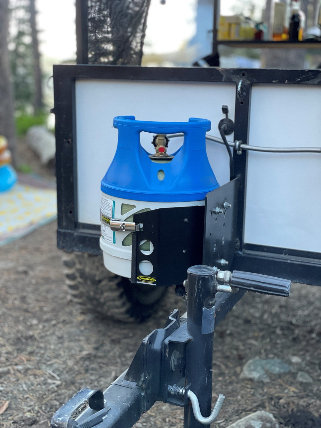 Tor LOCKER Bracket for 11 lb Squatty Propane Tank & 11 lb Viking Composite Tank - Xtrusion Overland