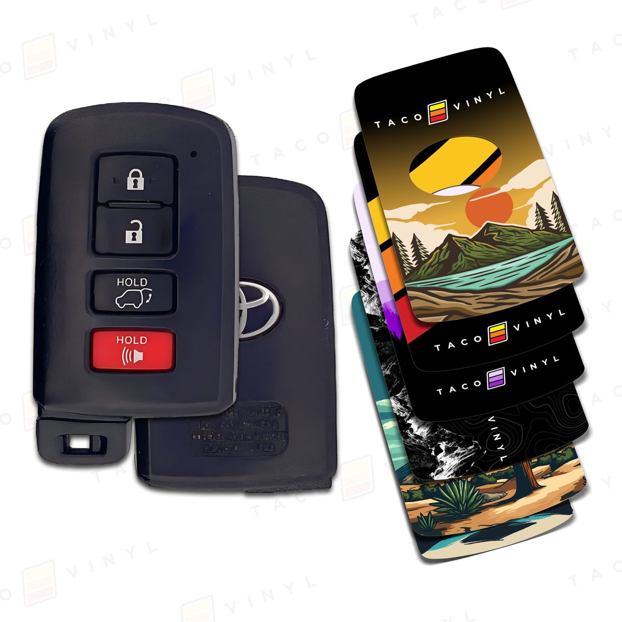 Toyota Key Fob Decals (HYQ14FBB) - Xtrusion Overland