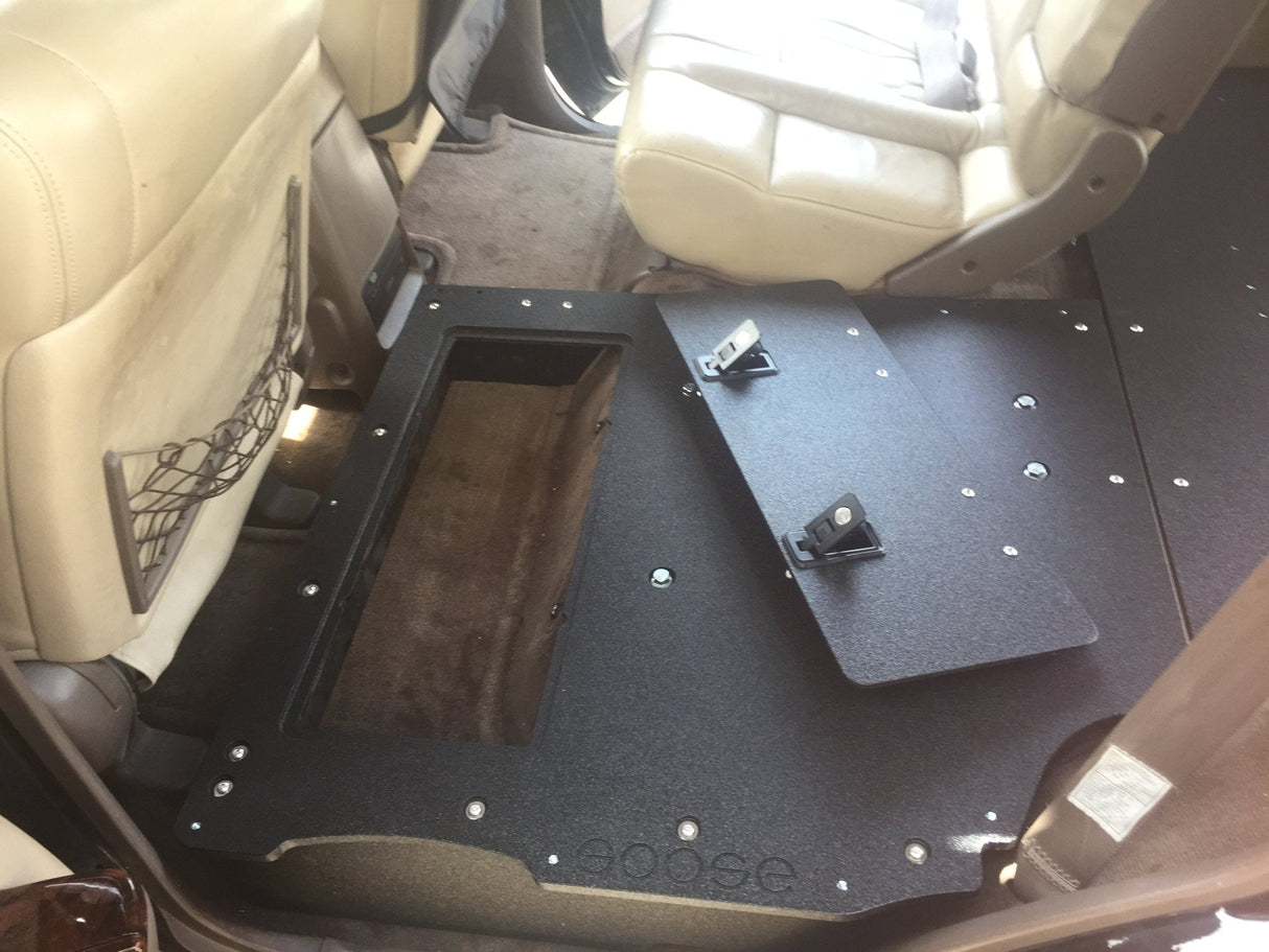 Toyota Land Cruiser 1991 - 1997 80 Series - Second Row Seat Delete Plate System - Xtrusion Overland