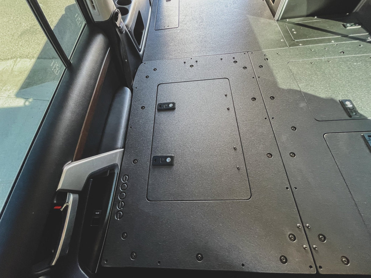 Toyota Land Cruiser 2008 - 2021 200 Series - Second Row Seat Delete Plate System - Module Height Platform - Xtrusion Overland