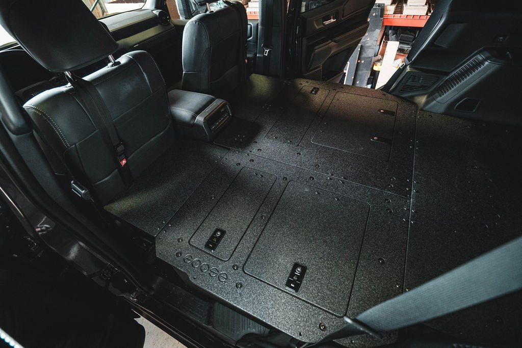 Toyota - Land Cruiser - 2024 - Present - LC250 - Explore Series - Seat Delete Plate System - Second Row - Plate Based - Xtrusion Overland