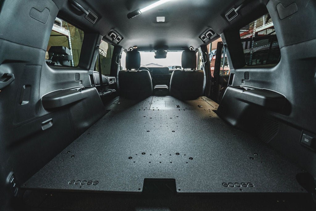 Toyota - Land Cruiser - 2024 - Present - LC250 - Explore Series - Seat Delete Plate System - Second Row - Plate Based - Xtrusion Overland