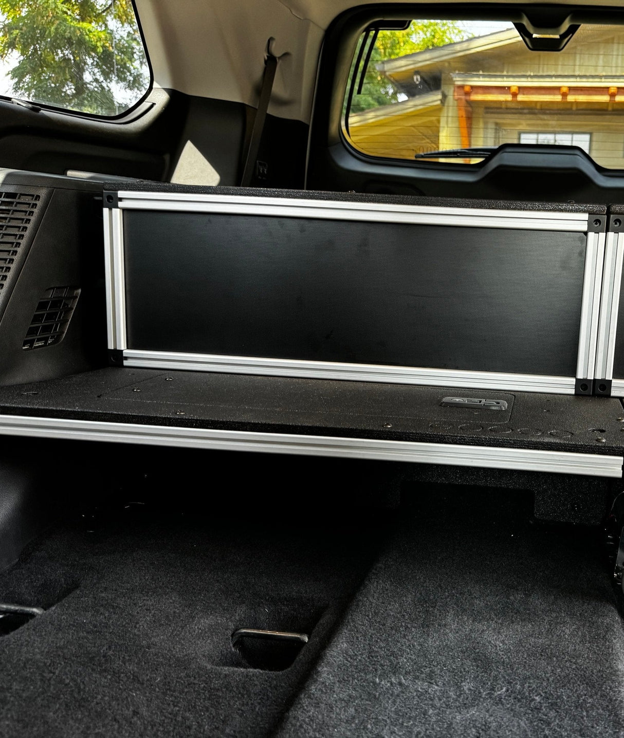 Toyota - Sequoia - 2023 - Present - 3rd Gen - Explore Series - Single Drawer - 28 - 3/16" Width x 38" Deep x 10" High - Drawer Module with Short Drawer 20" and Storage Space Behind - Xtrusion Overland